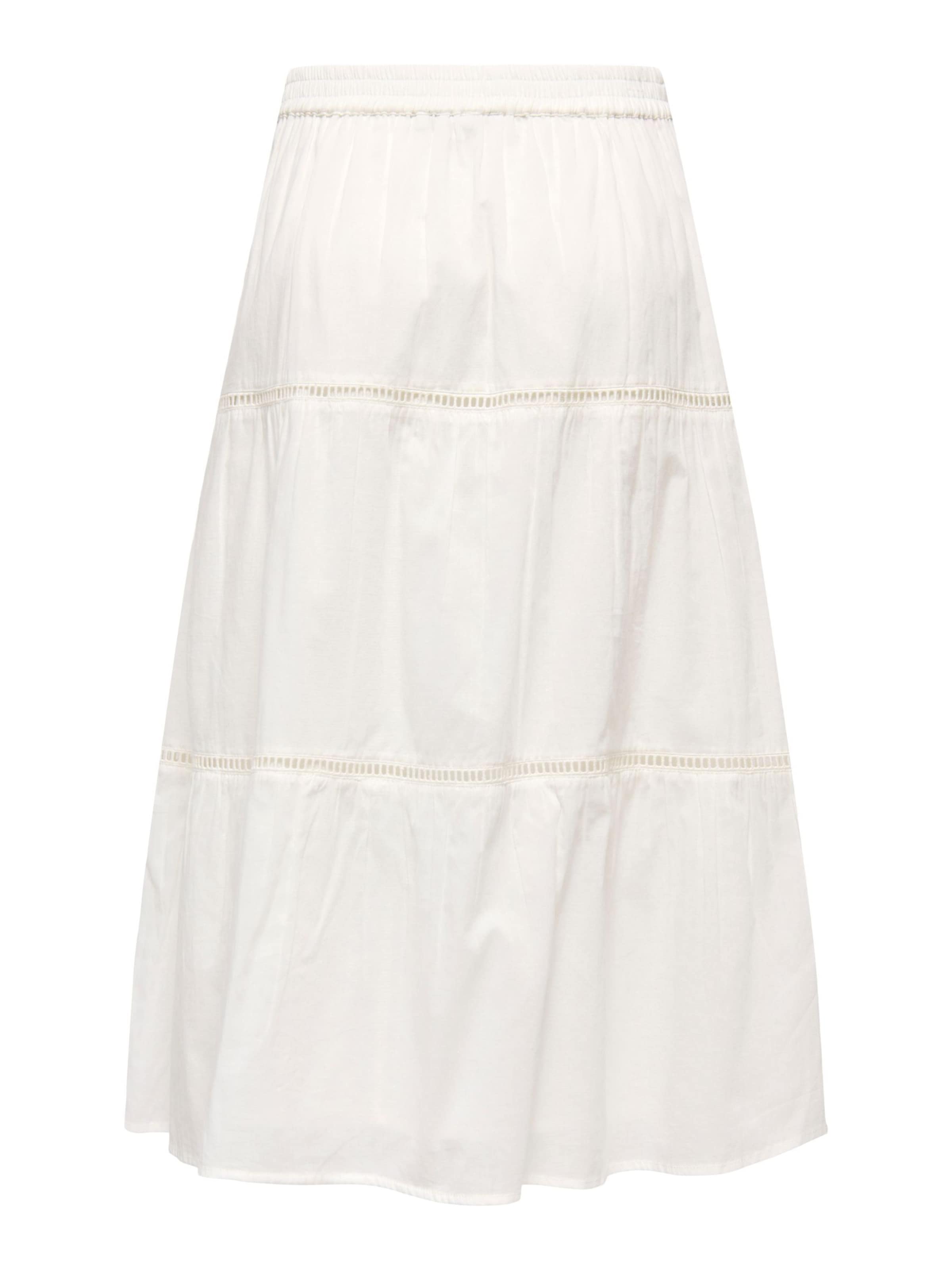 Jupe 'ONLIsabella' ONLY en blanc