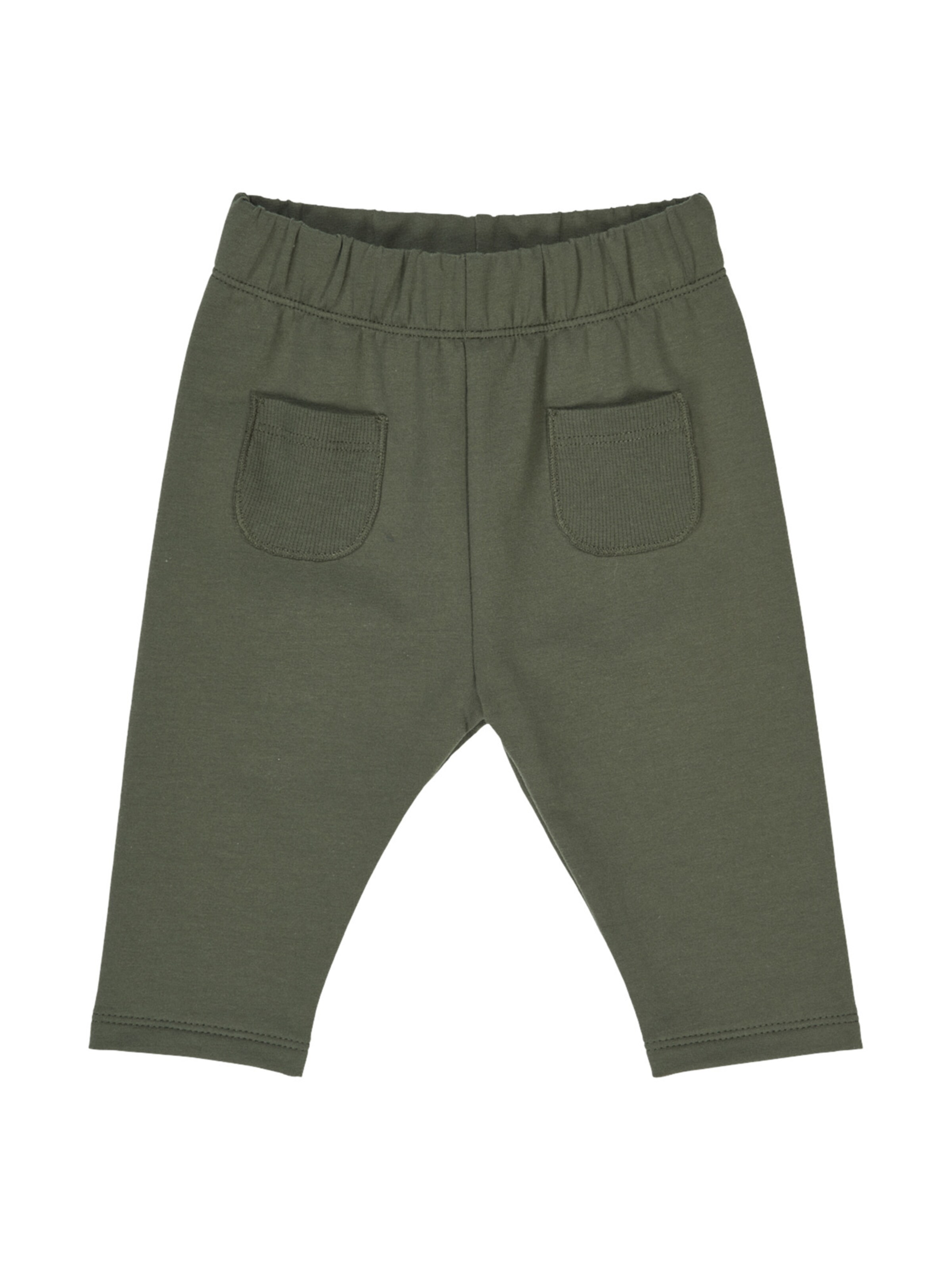 Müsli by GREEN COTTON - Loosefit Calças em verde