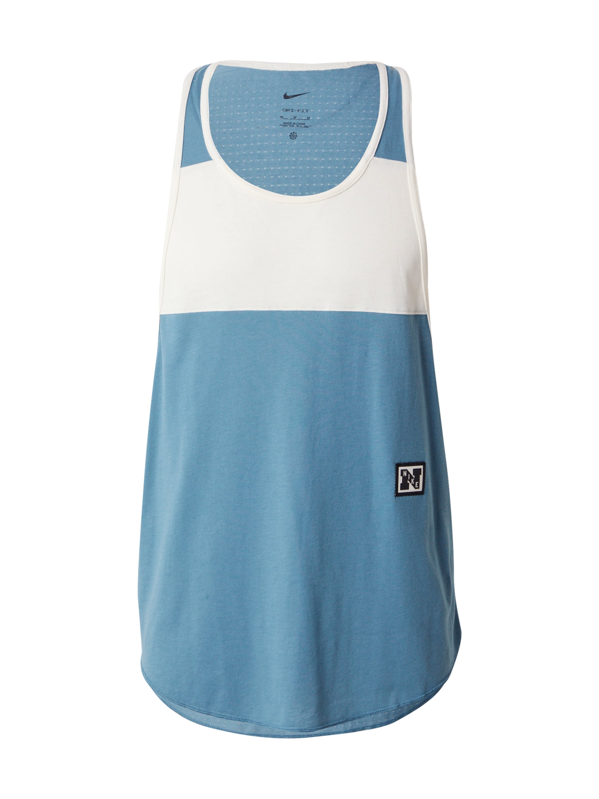 NIKETehnička sportska majica 'HERITAGE' - plava boja: prednji dio