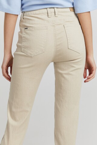 Oxmo Regular Jeans 'Peetje' in Beige