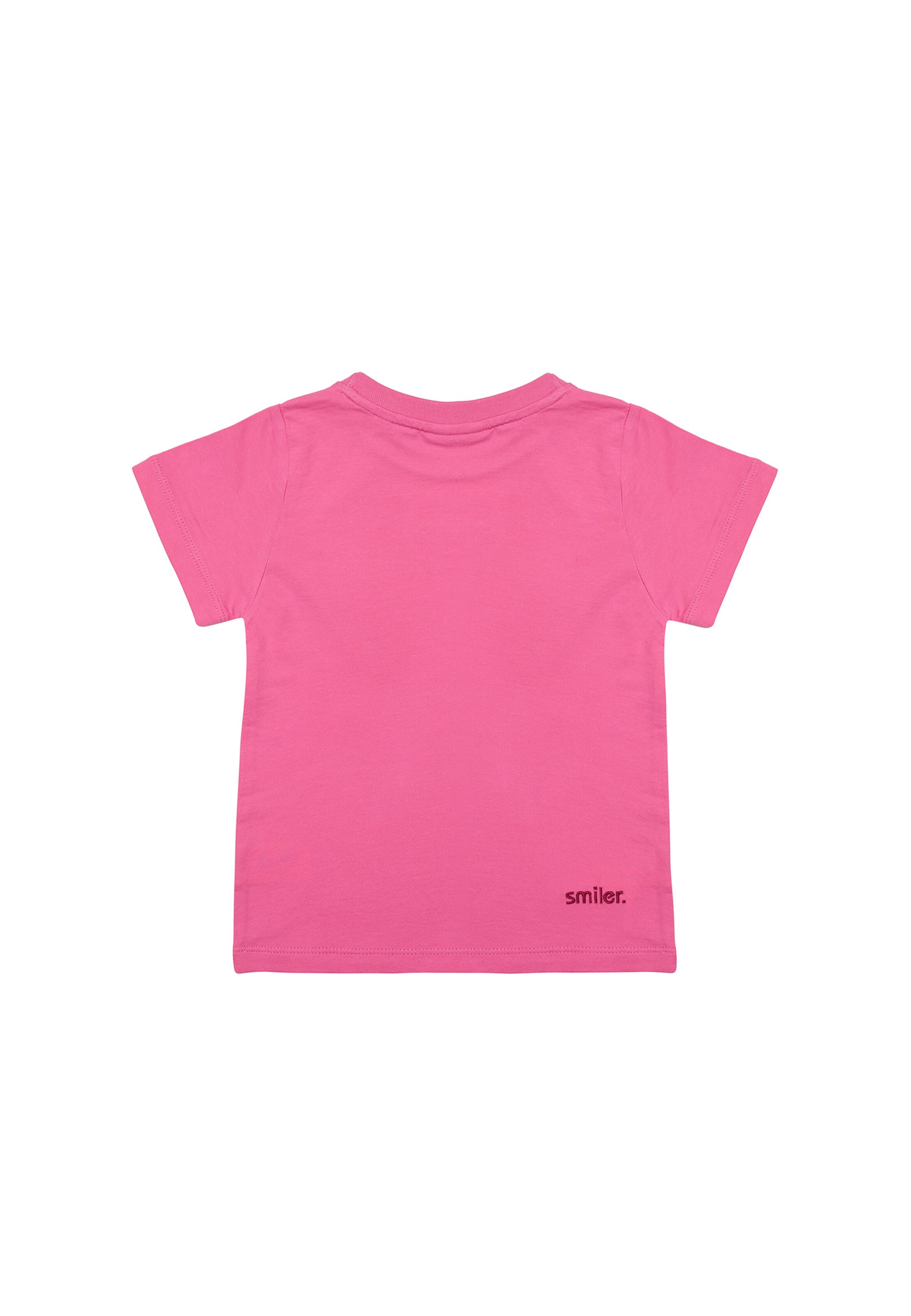 T-Shirt smiler. en rose