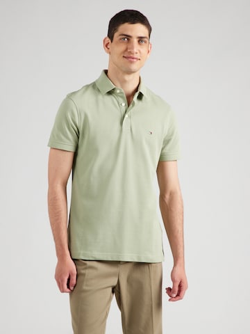 TOMMY HILFIGER T-shirt 'CORE 1985' i grön: framsida