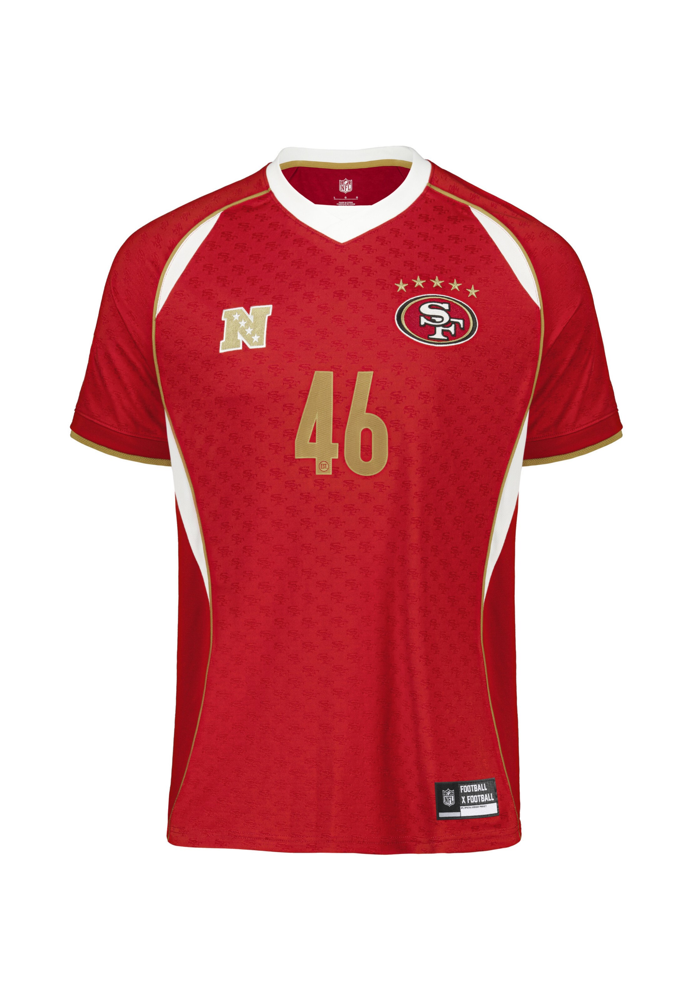 Fanatics Functioneel shirt '26(San Francisco 49ers)' in Rood: voorkant