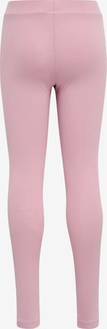 Hummel Skinny Sportbroek in Roze