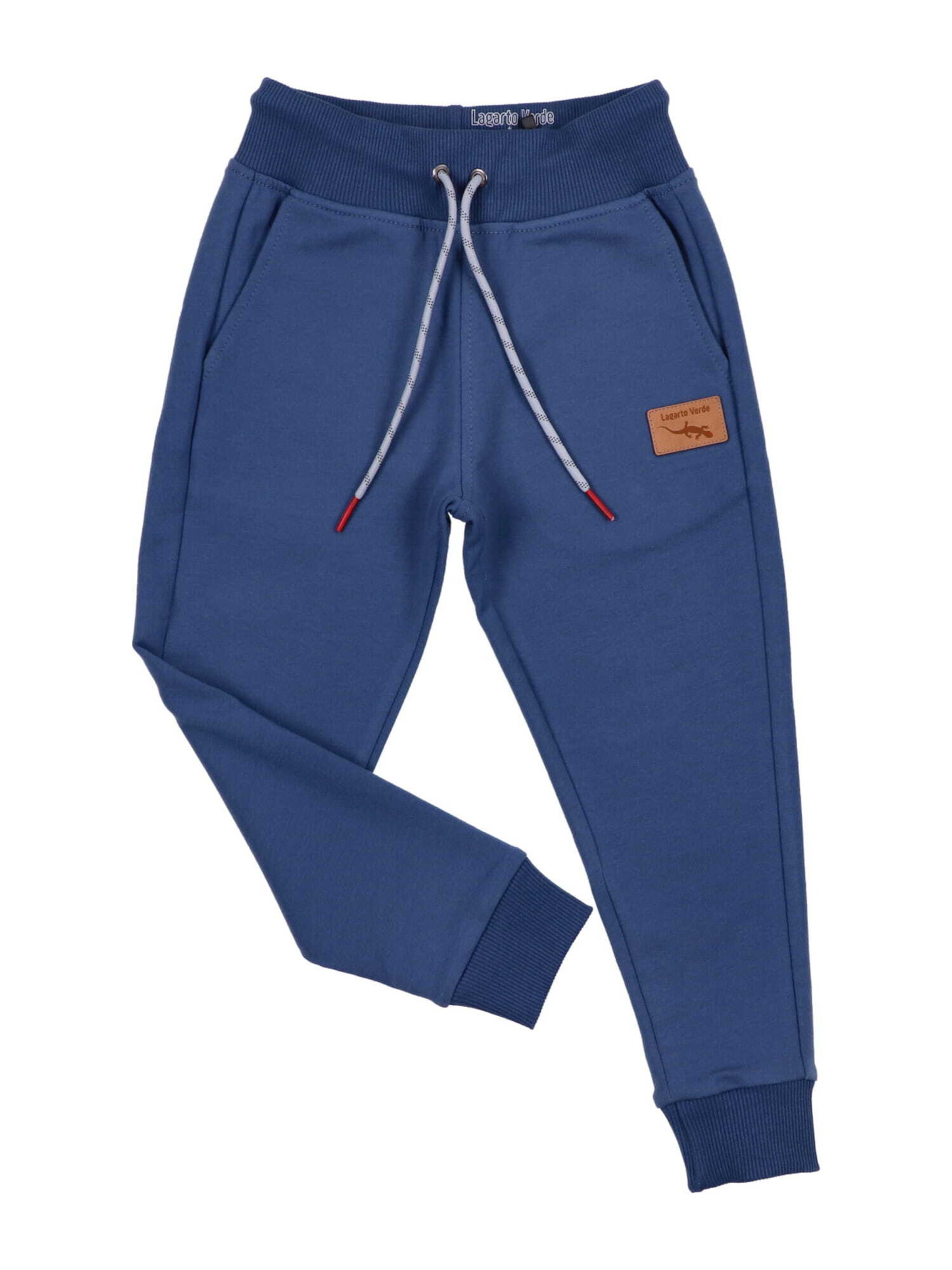 Lagarto Verde Tapered Trousers 'Eidechse' in Blue