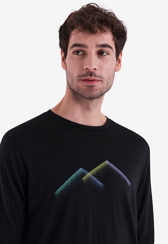 ICEBREAKER - Camisa funcionais 'Tech Lite III' em preto