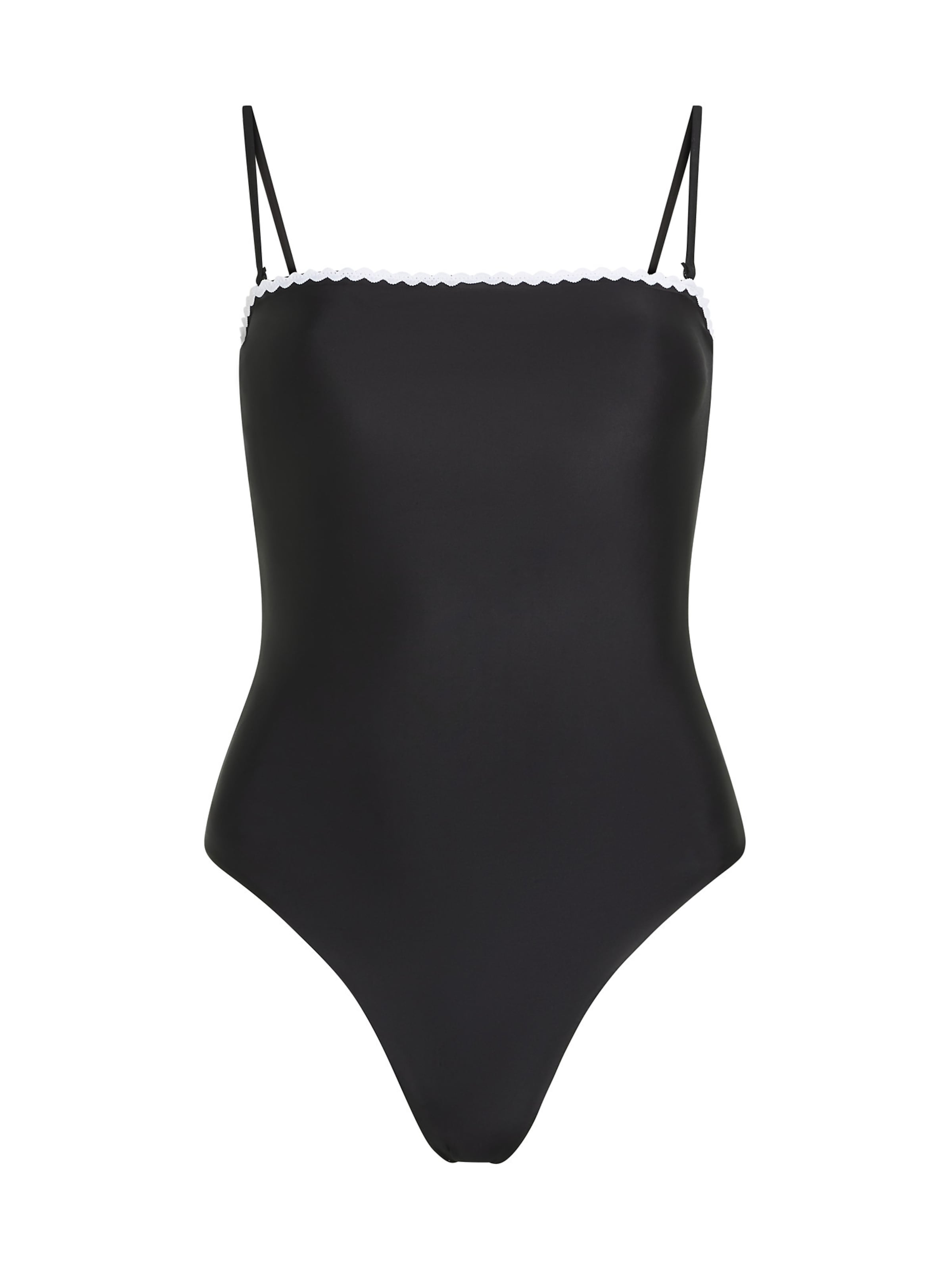 Costum de baie întreg Karl Lagerfeld pe negru / alb, Vizualizare produs