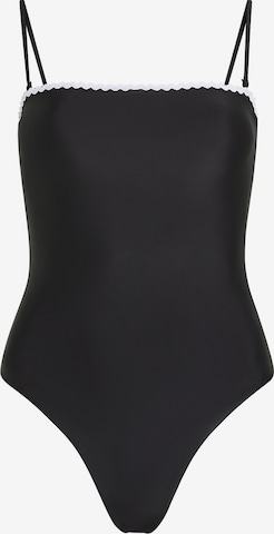 juoda Karl Lagerfeld Biustjė Maudymosi kostiumėlis: priekis