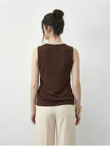Bianco Lucci - Blusa em castanho