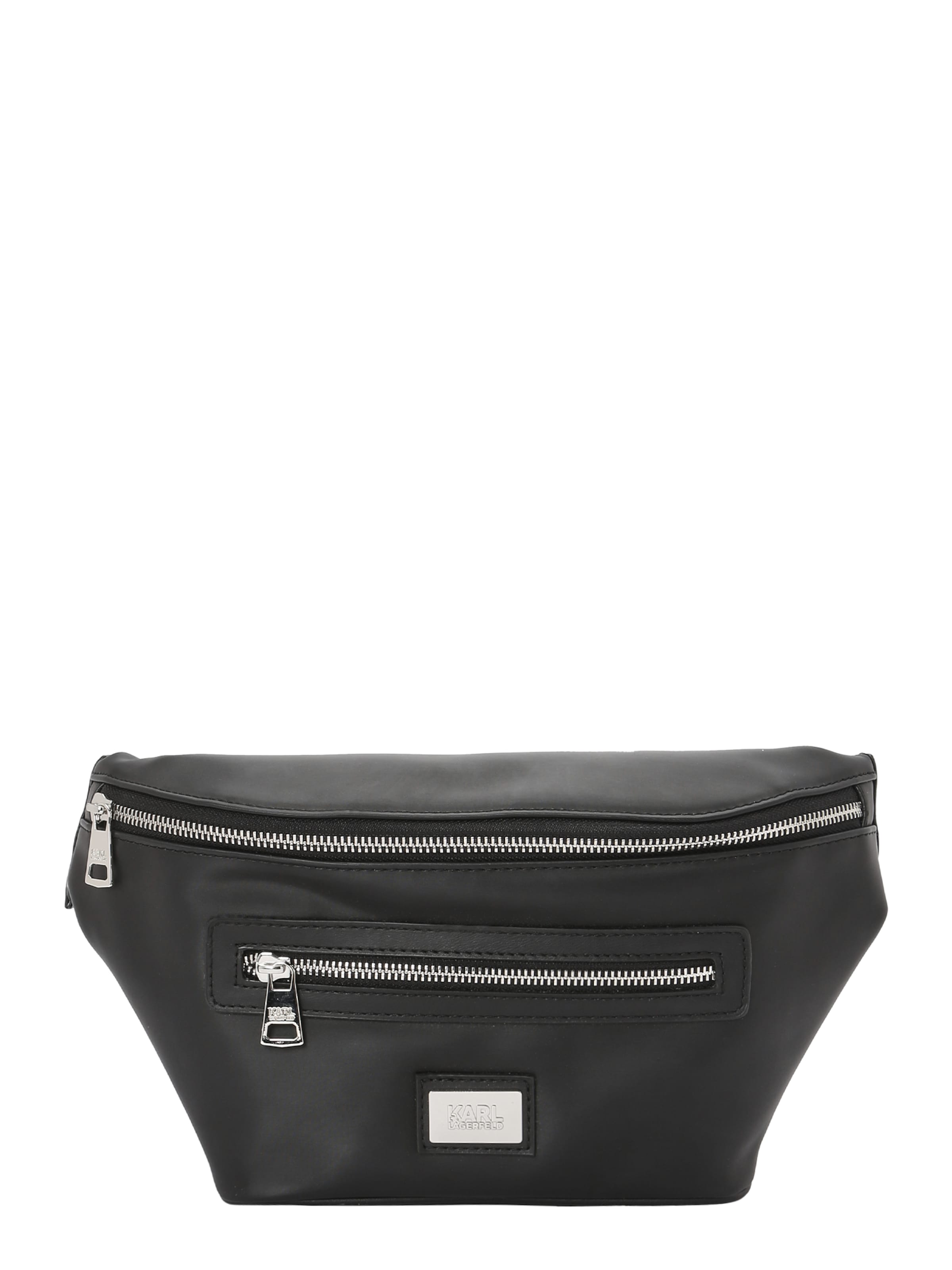 Karl Lagerfeld Поясная сумка в Черный: спереди