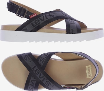 LEVI'S ® Sandals & High-Heeled Sandals in 40 in Black: front