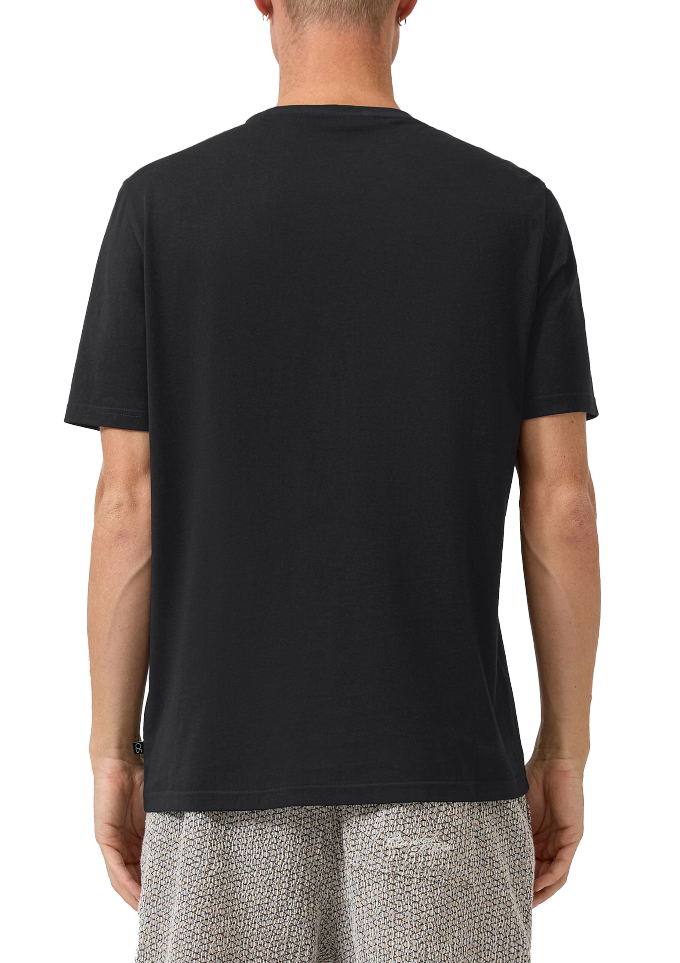 QS T-Shirt in Schwarz