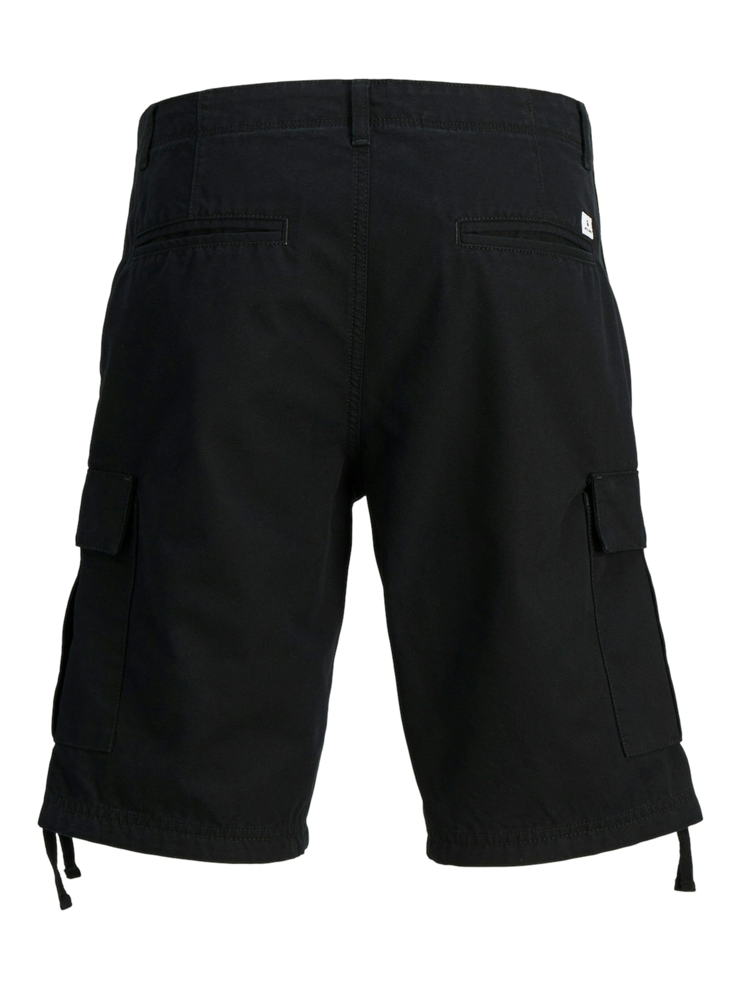 JACK & JONES Loosefit Cargobyxa 'JPSTCole Barkley' i svart