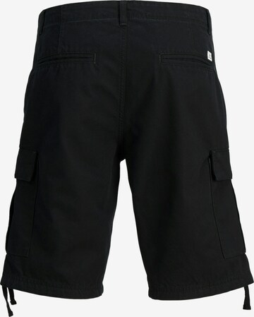 JACK & JONES Regular Cargo trousers 'COLE BARKLEY' in Black