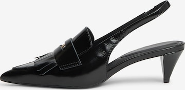 Escarpins à bride arrière TOMMY HILFIGER en noir : devant