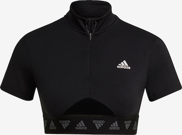 ADIDAS SPORTSWEAR Funktionsbluse i sort: forside