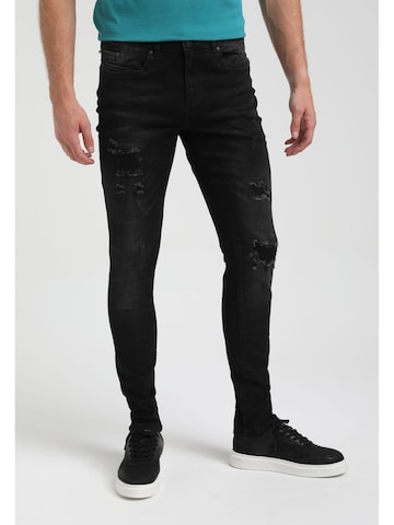Gabbiano Baggy Jeans 'Ultimo' in Zwart: voorkant