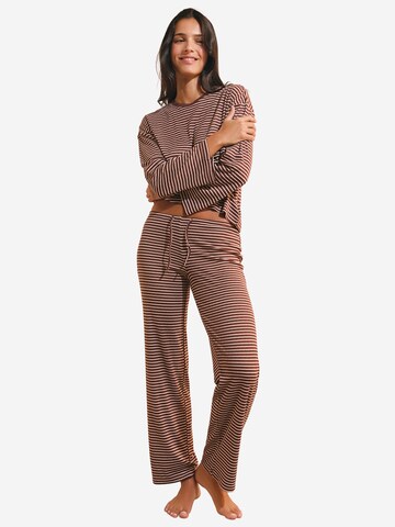 ETAM Pyjamahose 'Beno' in Braun