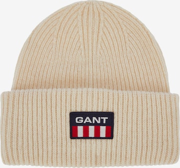 GANT Muts in Beige: voorkant