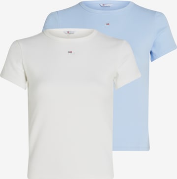 T-shirt 'ESSENTIAL' Tommy Jeans en bleu : devant