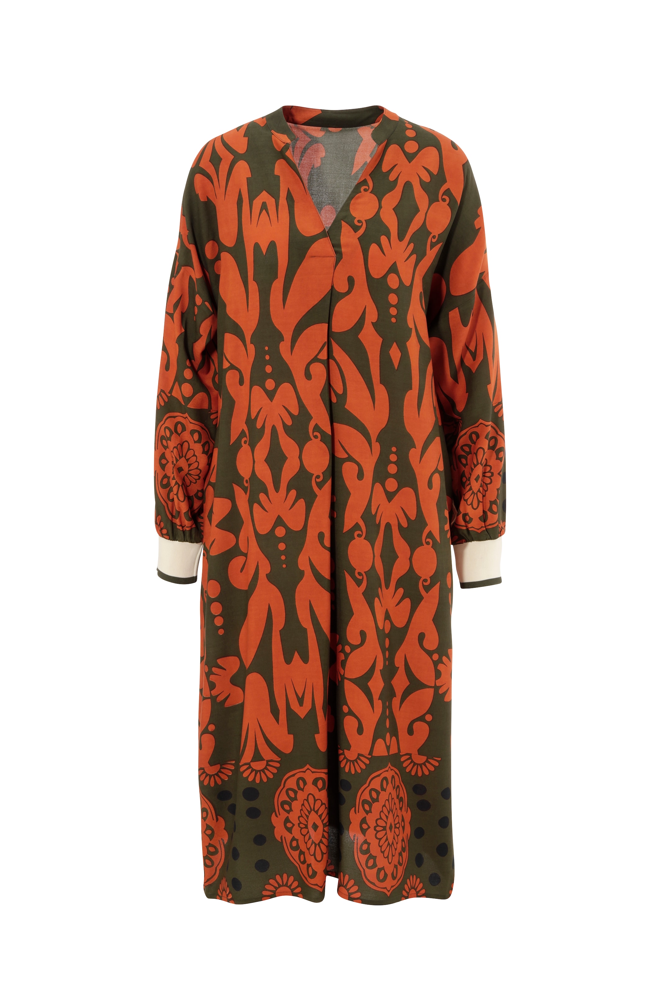 Aniston CASUAL Blusenkleid in Mischfarben: Vorderseite