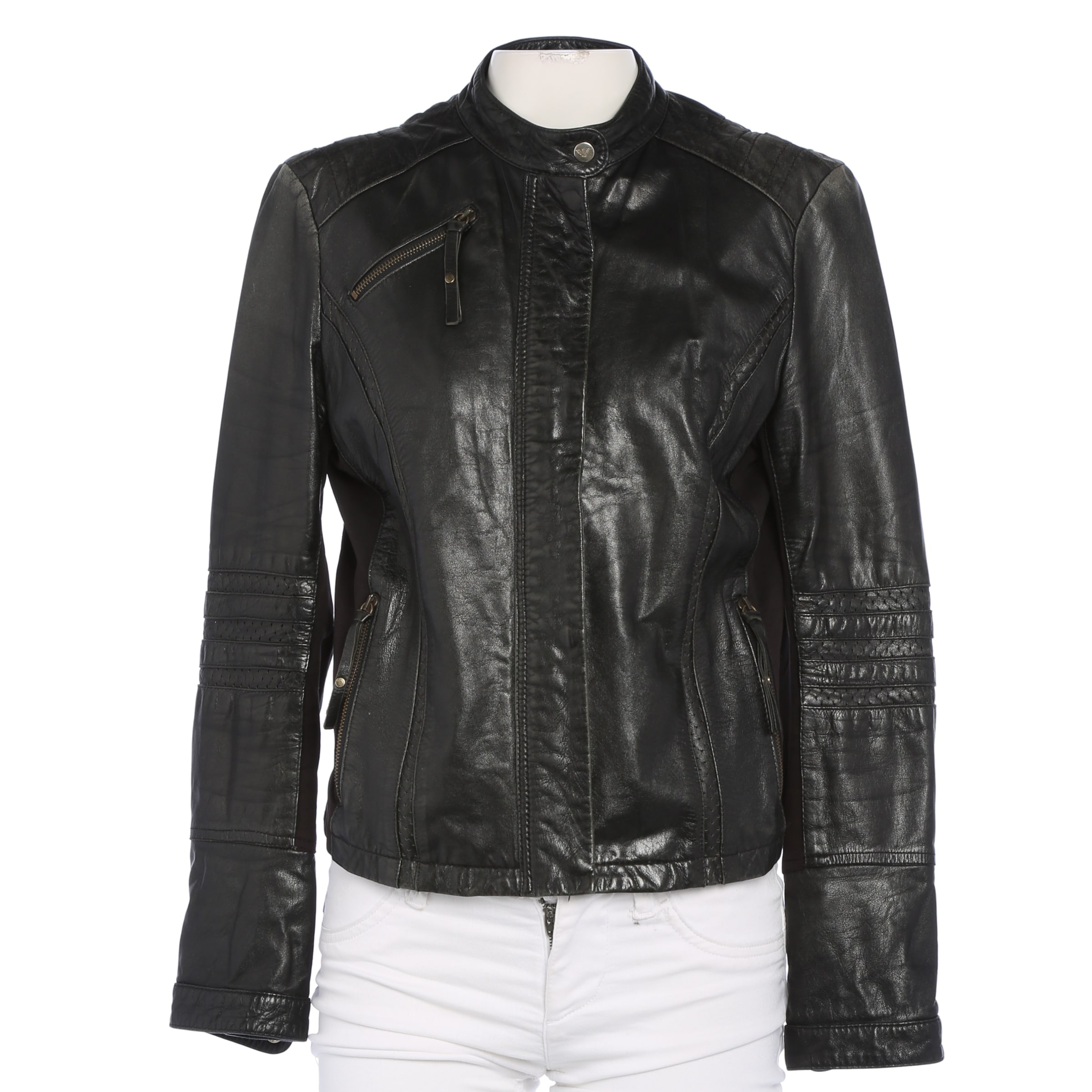 ARMANI Jacket & Coat in M in Black: front