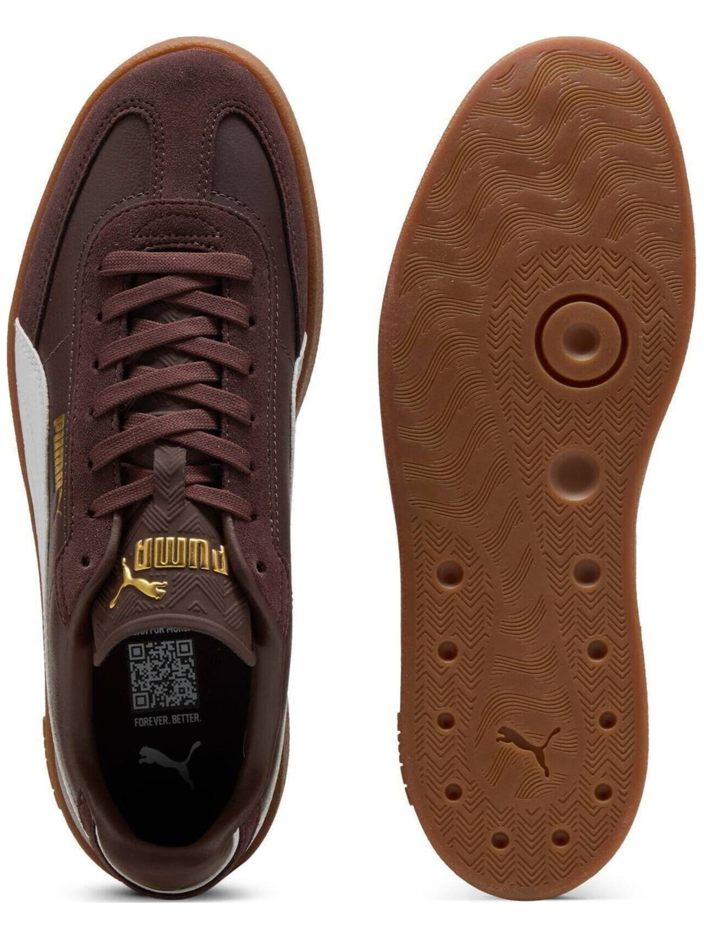 PUMA Низкие кроссовки 'Club II Era' в Коричневый