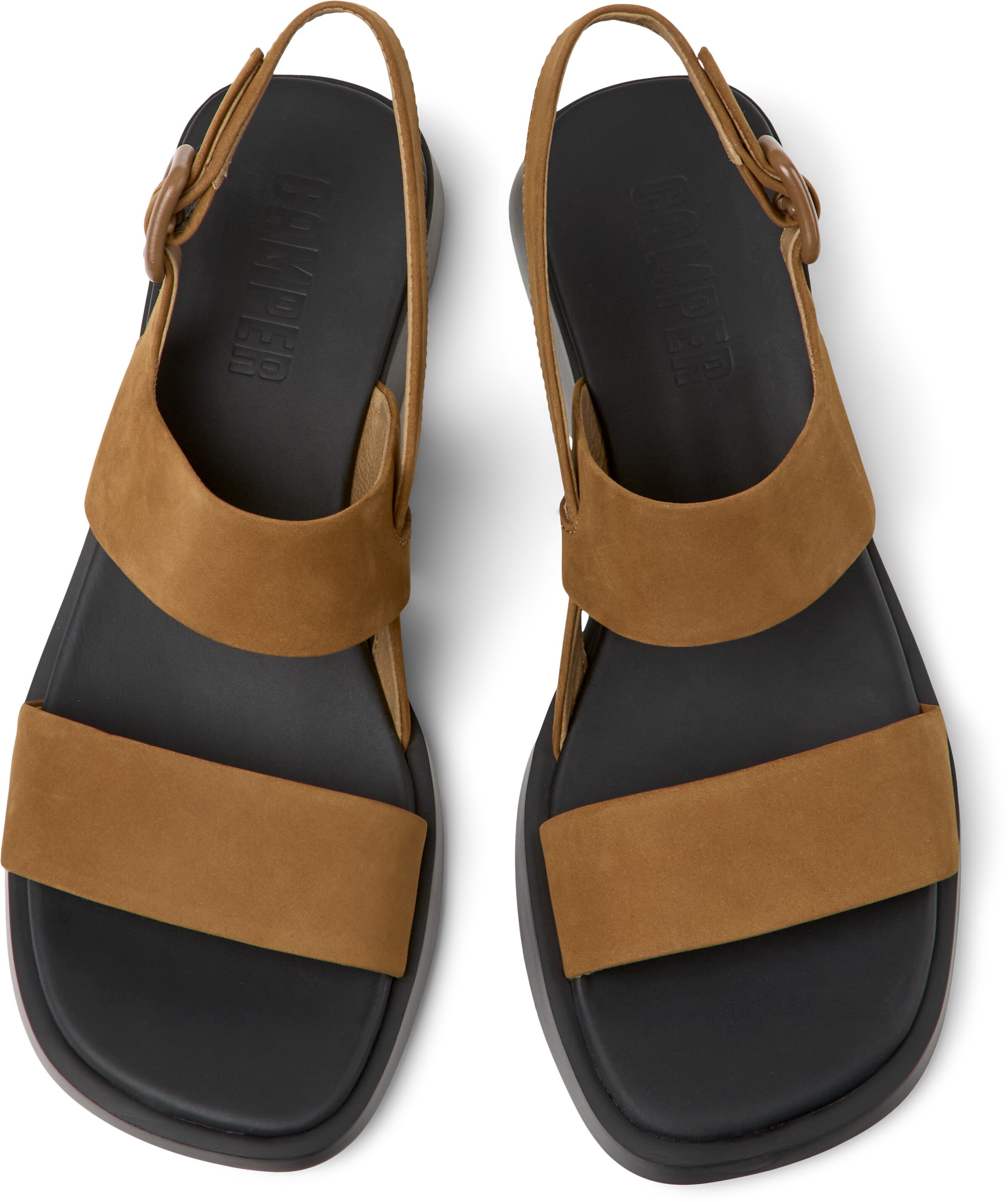 Sandalo con cinturino 'Dana' di CAMPER in marrone