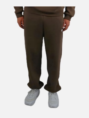 HEFTYKA Loosefit Sporthose 'CUFF JOGGER'‌‌‌‌‌ in Braun