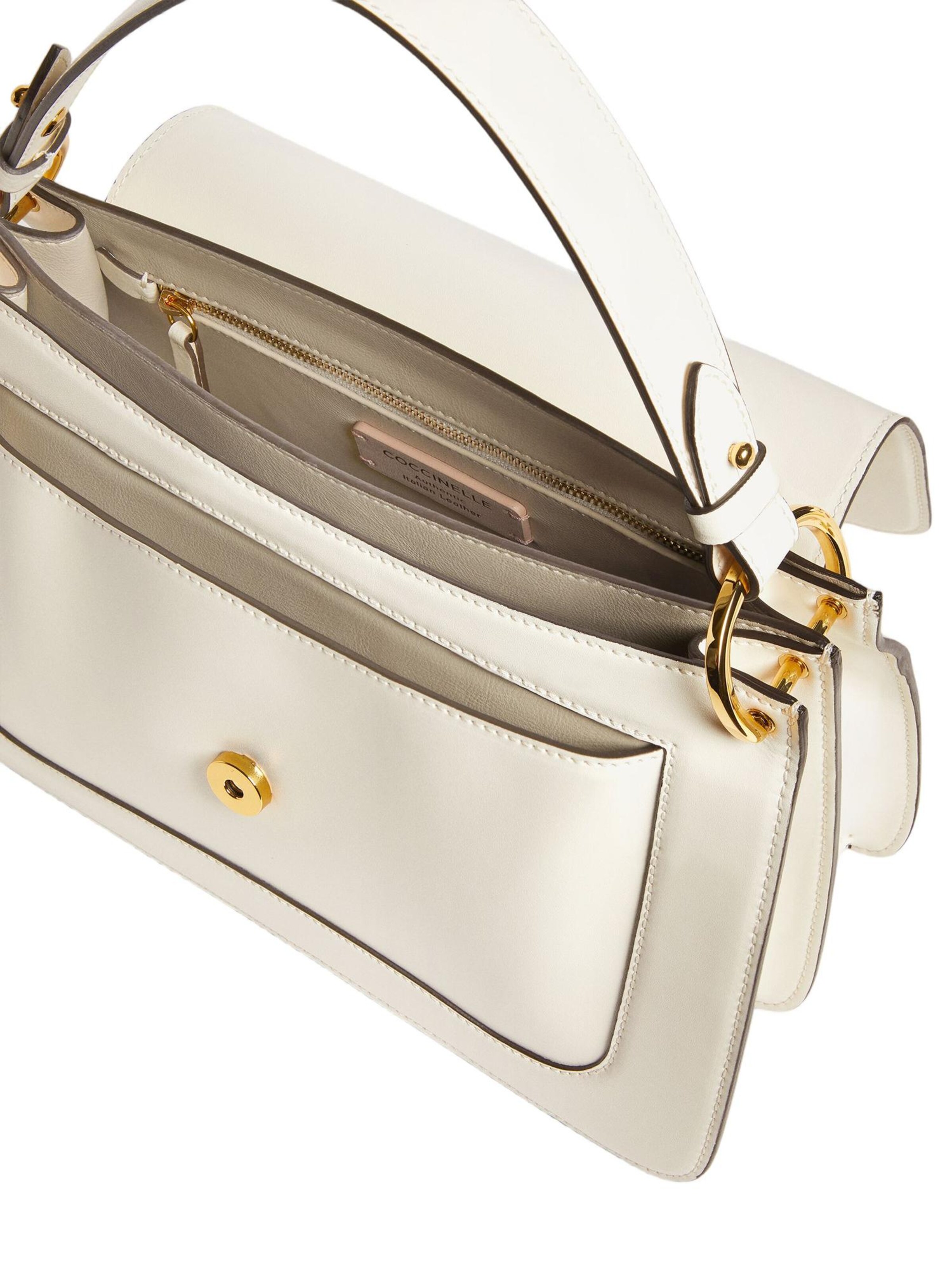 Borsa a mano 'COCCINELLE C-Me S26 4' di Coccinelle in bianco