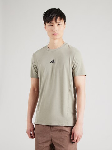 ADIDAS PERFORMANCE Funktionsshirt 'Designed for Training' in Grün: Vorderseite