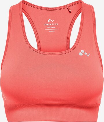 Soutien-gorge de sport 'Daisy' ONLY PLAY en orange : devant