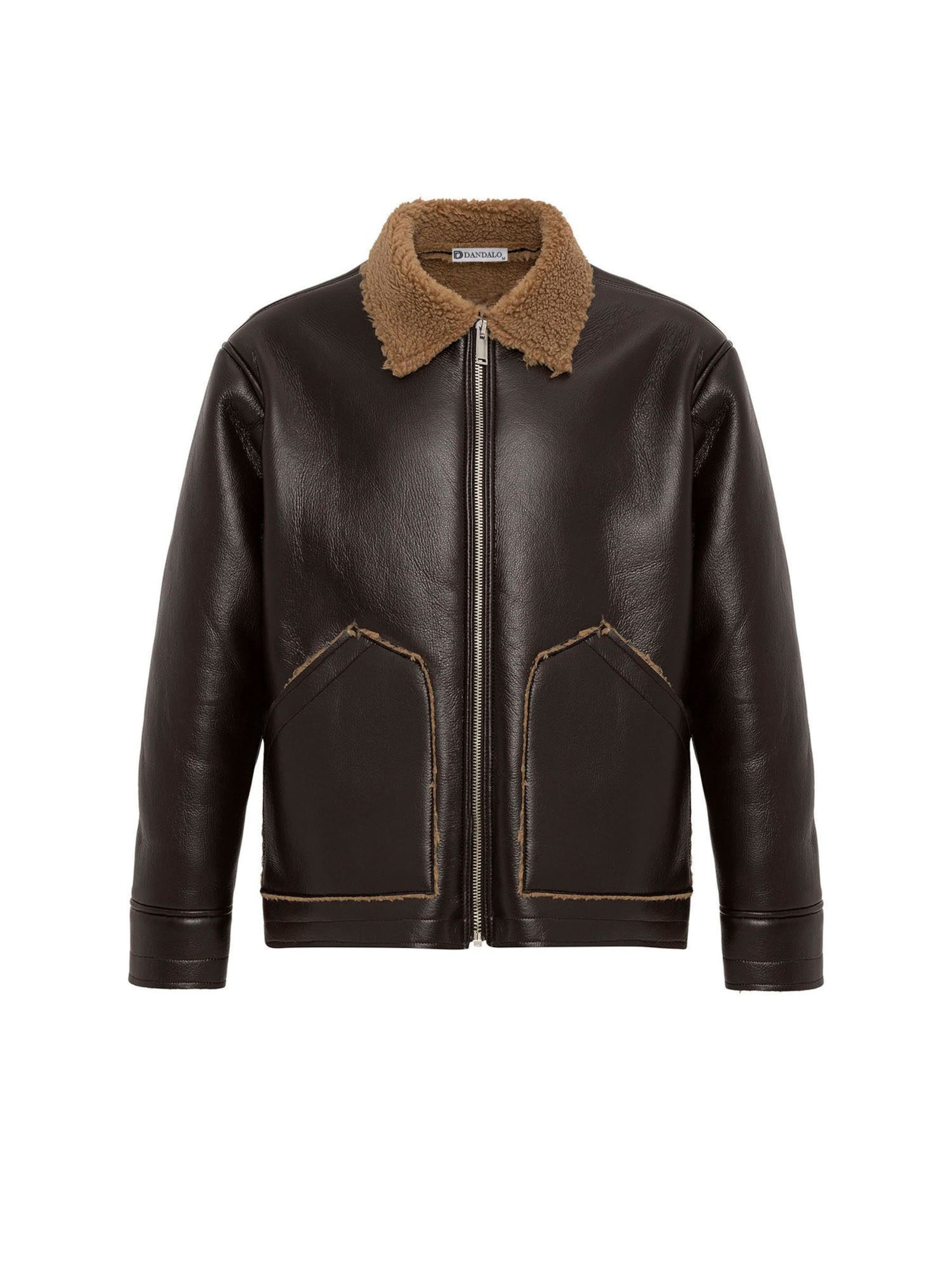Giacca di mezza stagione di Dandalo in marrone: frontale