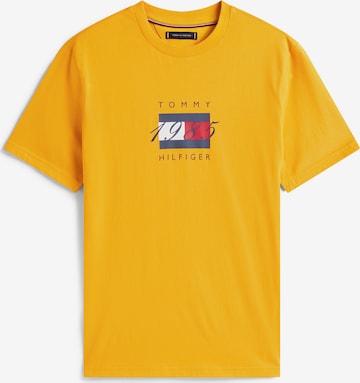 Maglietta di TOMMY HILFIGER in giallo: frontale