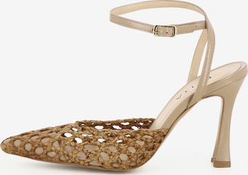 EVITA Pumps 'PIA' in Bruin: voorkant