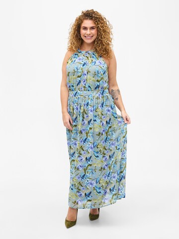 Zizzi Kleid 'ELAVRIN' in Blau: Vorderseite