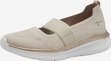 Ballerines à lanières Tamaris en beige : devant