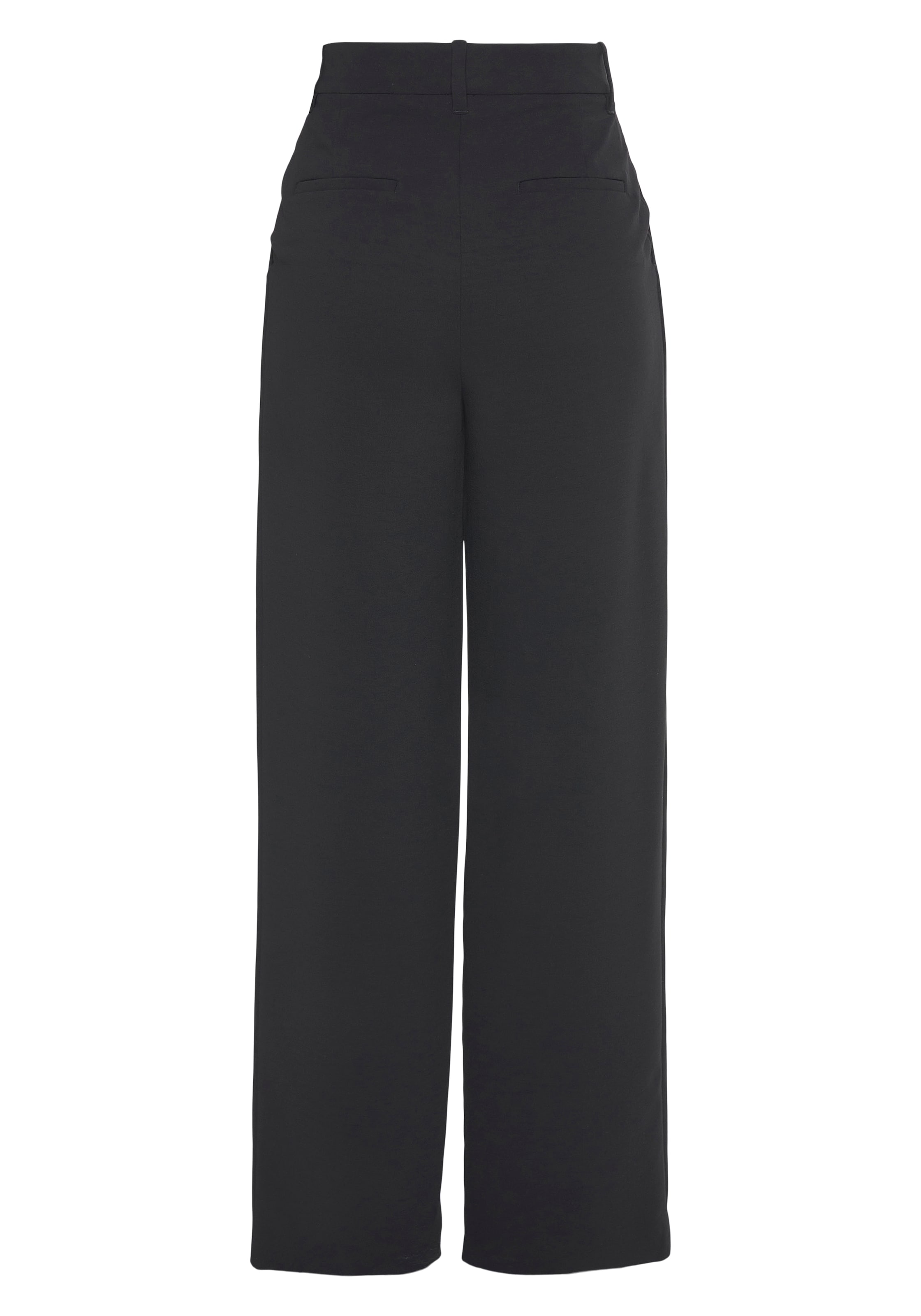 Loosefit Pantalon à pince LASCANA en noir