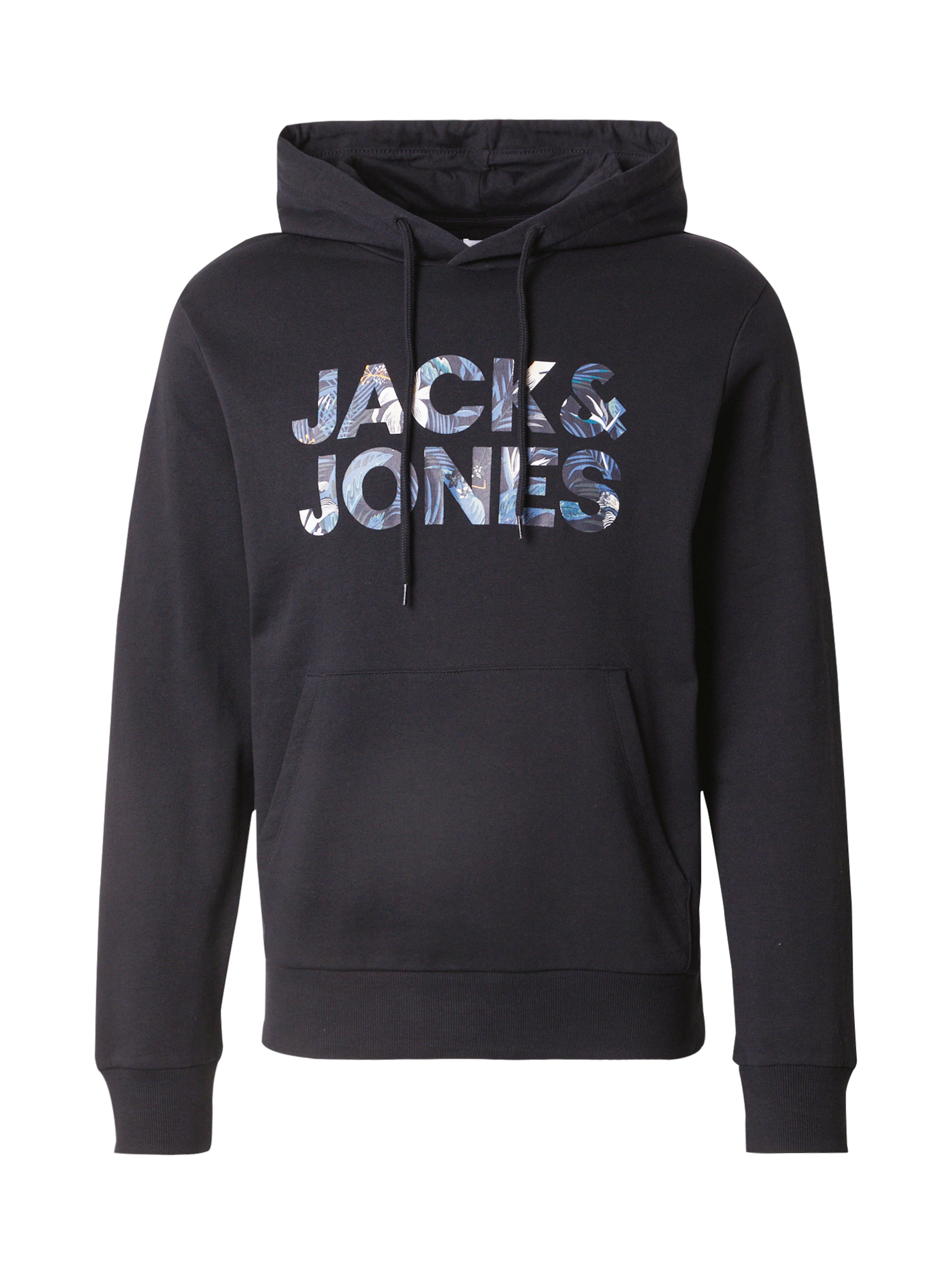 JACK & JONES Mikina 'JJEBryan' – černá: přední strana