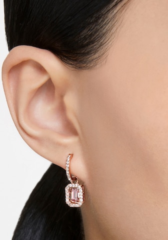 Swarovski Earrings in Gold: front
