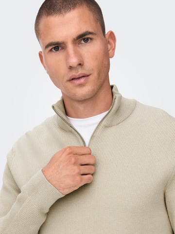 Only & Sons Sweatshirt 'ONSPhil' in Grey
