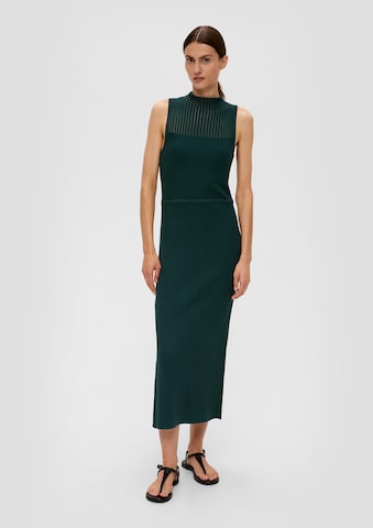 s.Oliver BLACK LABEL Knitted dress in Green