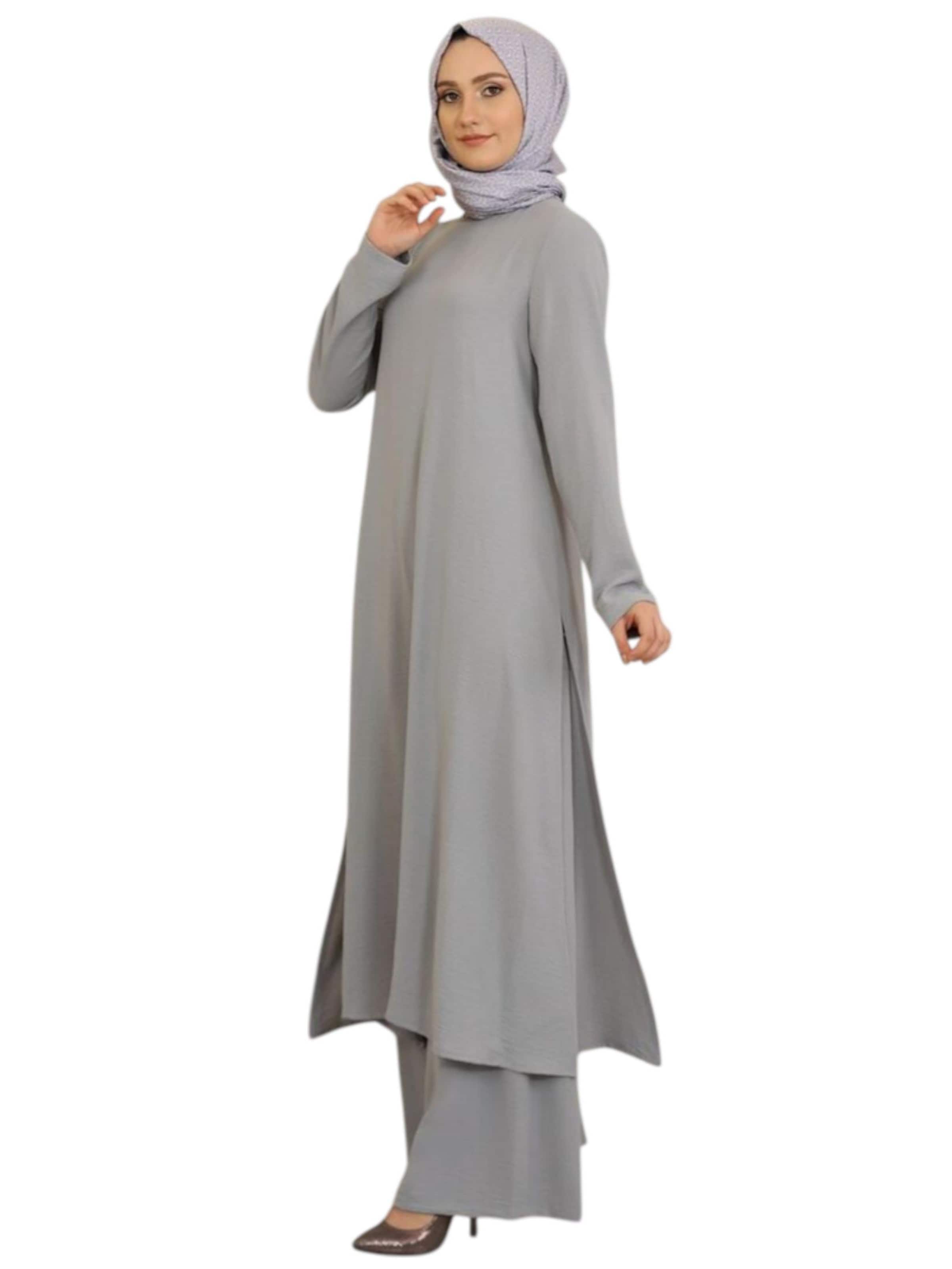 fashionshowcase Buksedragt 'Modest ECE-Set' i grå