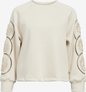 Sweat-shirt 'OBJDorina' OBJECT en blanc : devant