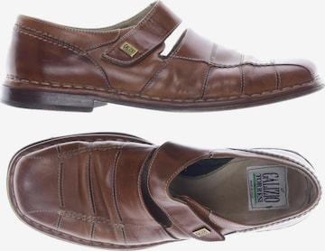 Galizio Torresi Flats & Loafers in 42 in Brown: front