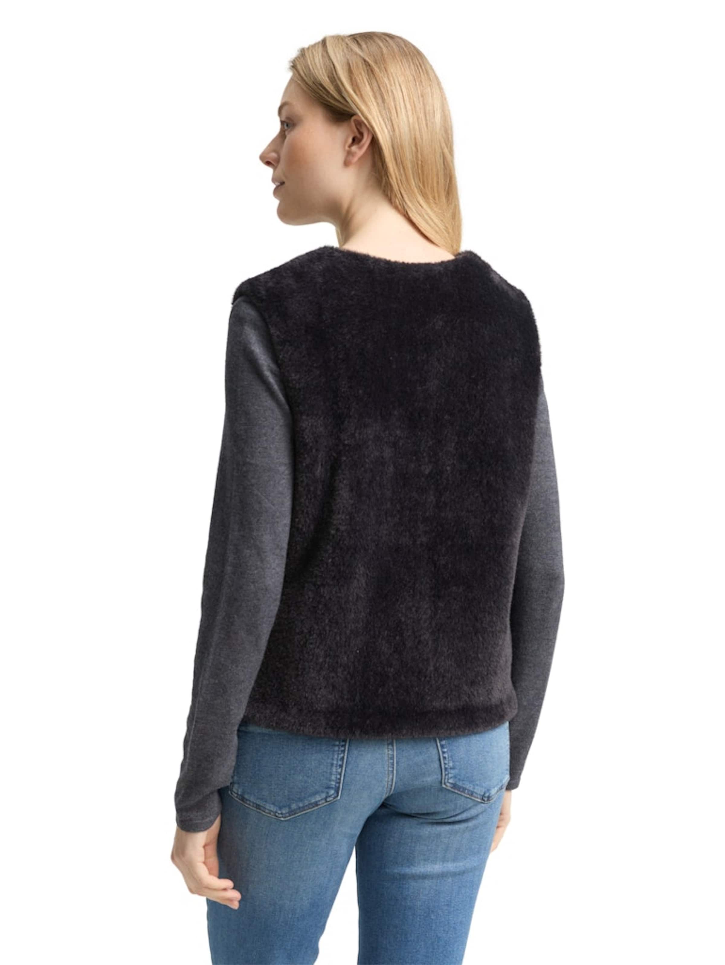 TOM TAILOR Жилетка в Черный