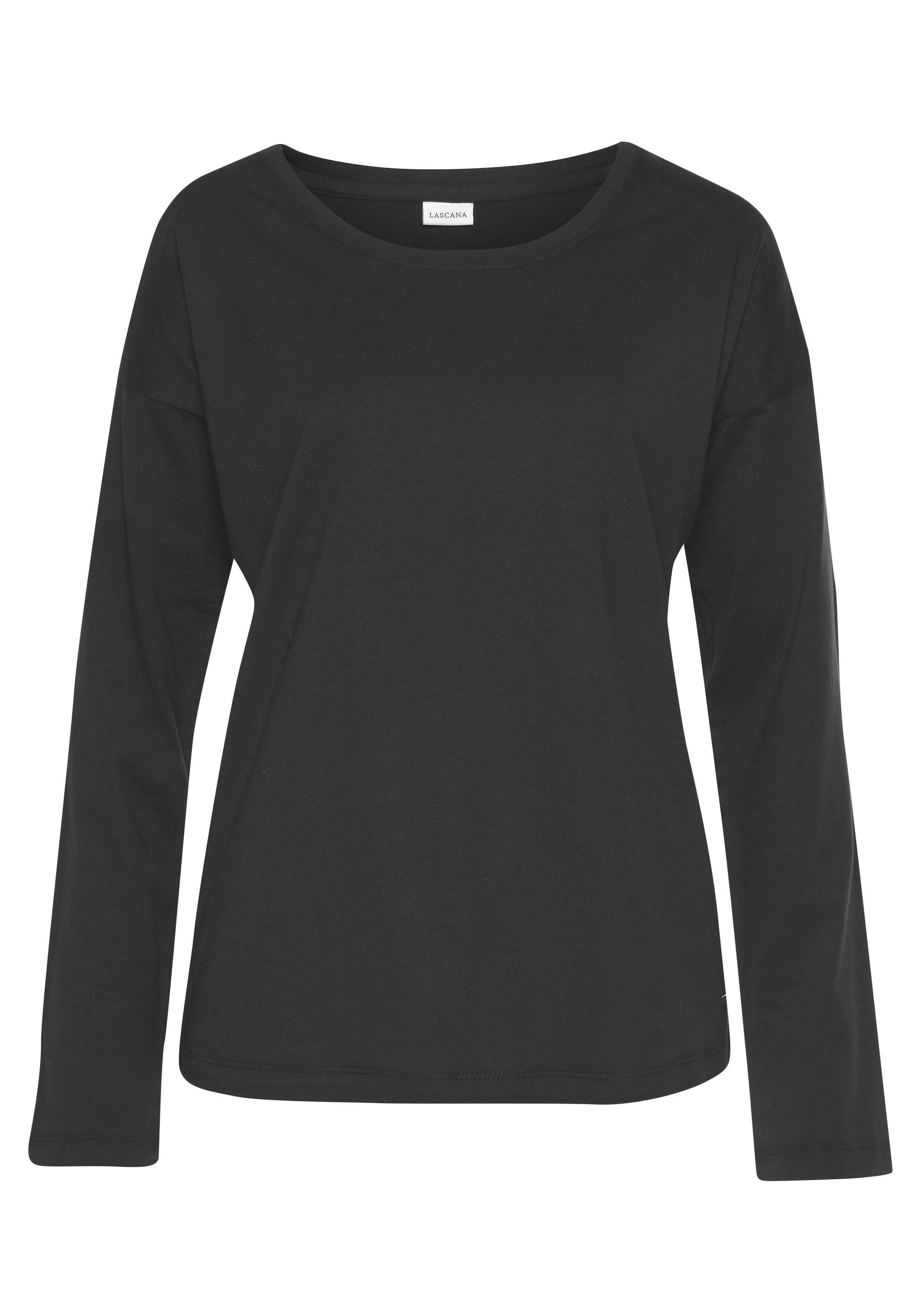 LASCANA Sovtröja i svart: framsida