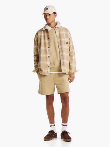 Tommy Jeans Regular Fit Hemd in Beige