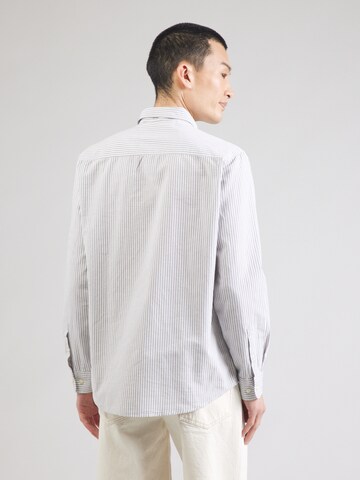 SELECTED Regular Fit Hemd 'SLHMAT' in Grau: Rückseite