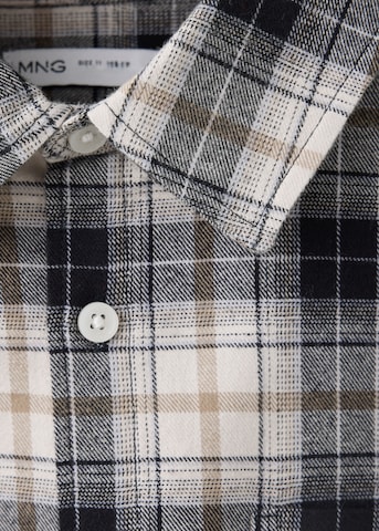 MANGO KIDS Regular fit Overhemd 'JERRY' in Grijs: voorkant